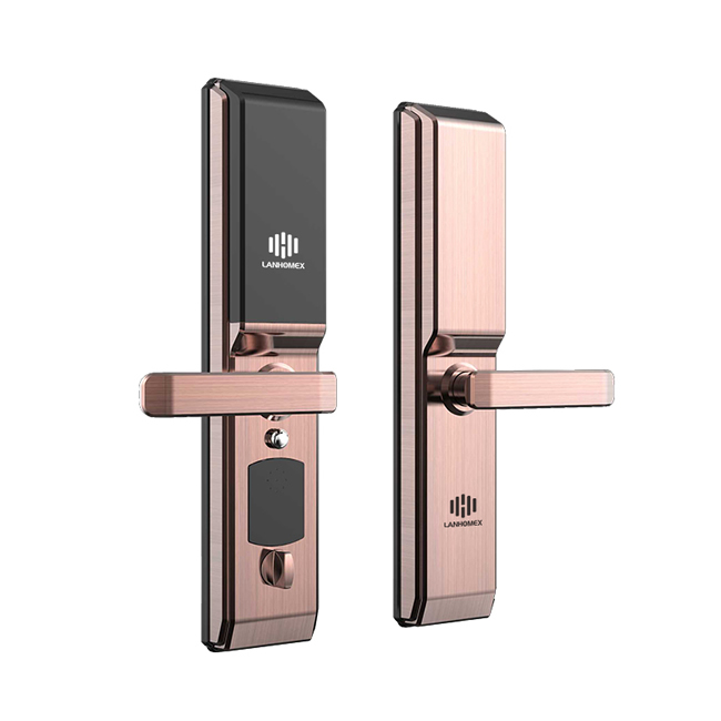 蘭和智能鎖M46 自動滑蓋指紋鎖 遠程操控