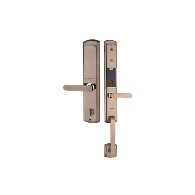 鼎鼎紅指紋密碼鎖 雙開安全模式智能鎖 