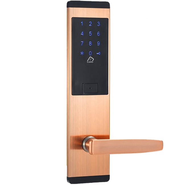 百佳星智能鎖 智能公寓門鎖 防盜門密碼刷卡鎖