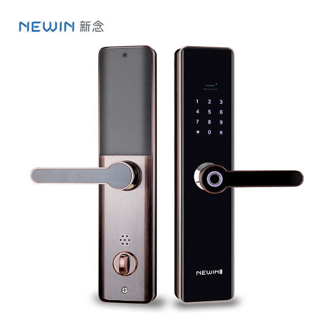 新念智能鎖 家用直板指紋鎖密碼鎖刷卡鎖