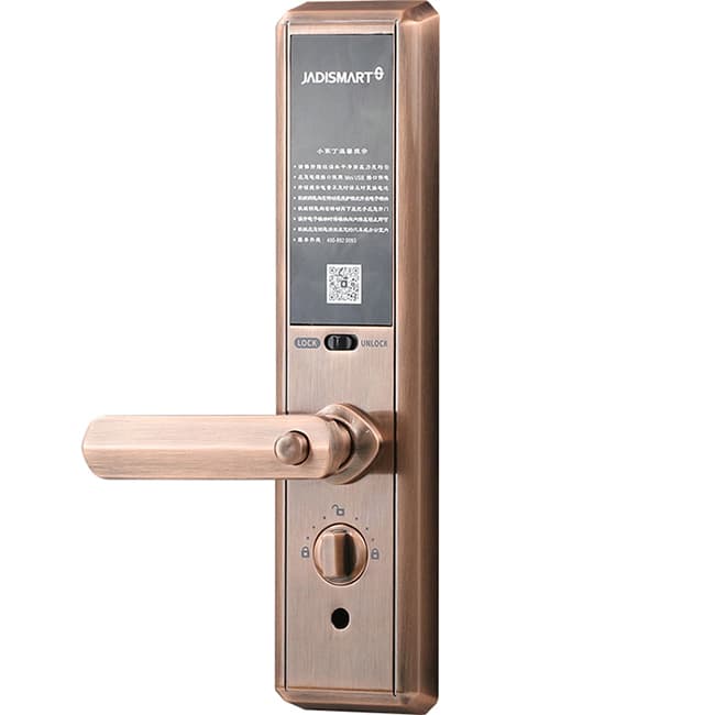 小家丁指紋鎖  智能鎖大門密碼刷卡鎖