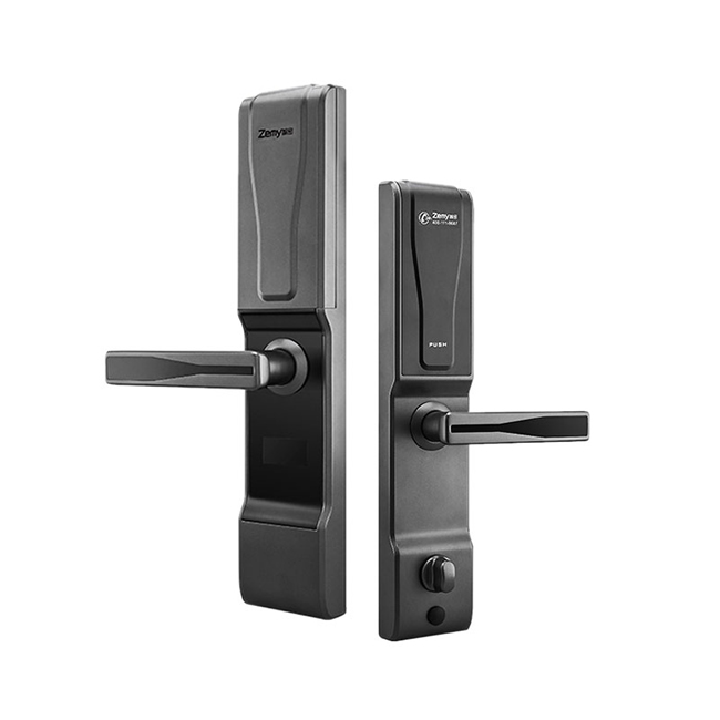 智密智能鎖 皓月灰指紋密碼鎖 防盜門電子鎖H6