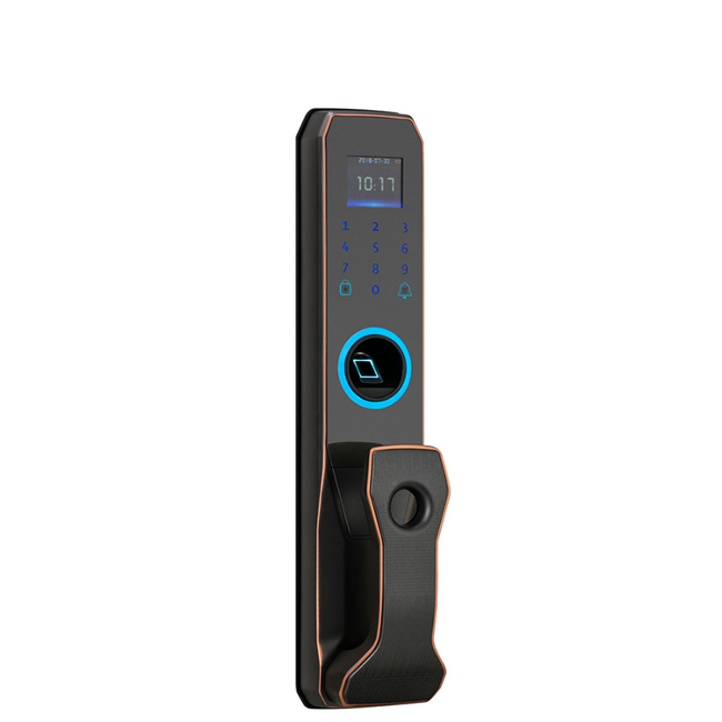 威爾漢森智能鎖 防盜門指紋鎖密碼鎖刷卡鎖V8