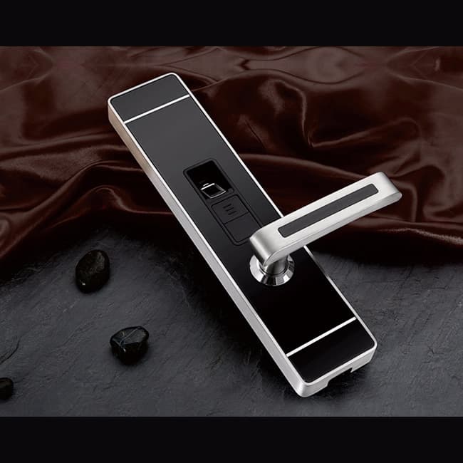 高盾智能鎖 T6800指紋密碼電子鎖 純不銹鋼防盜門天地桿鎖體