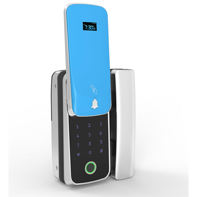 薩洛克智能鎖 S8滑蓋指紋密碼鎖