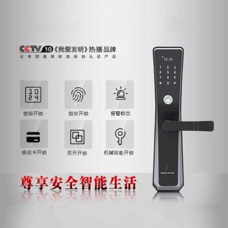 頂吉智能鎖 T200X指紋鎖密碼鎖電子門鎖