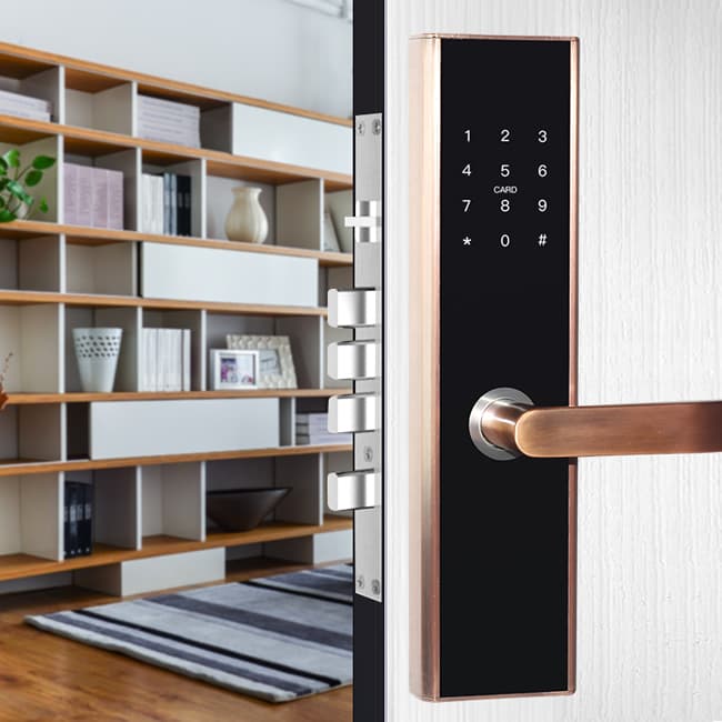 居頂指紋鎖 遠(yuǎn)程APP密碼鎖酒店公寓智能鎖