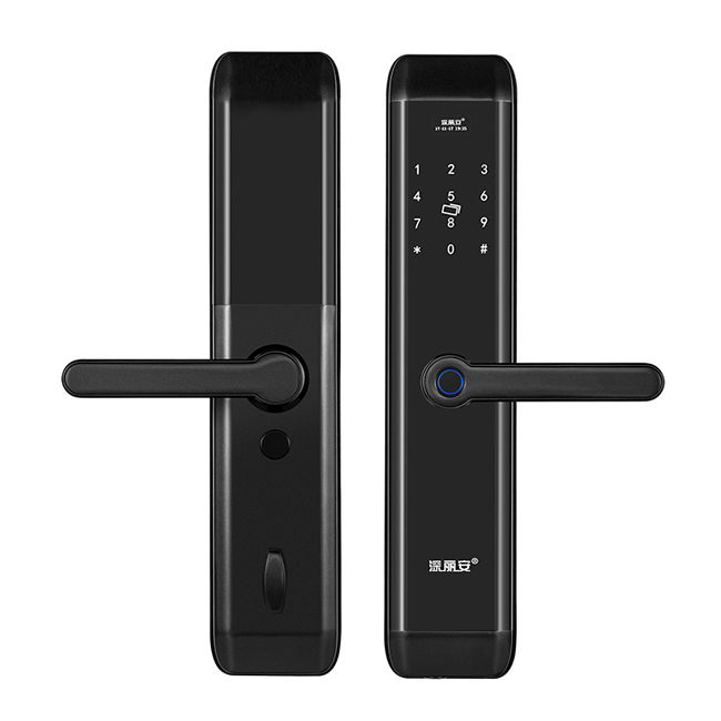 深麗安智能鎖 指紋鎖家用防盜門智能門鎖