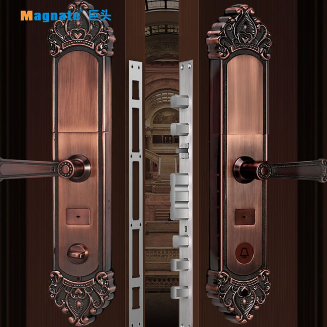 巨頭智能鎖 別墅大門復古智能門鎖