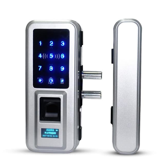 百蒙智能鎖 辦公室玻璃門指紋鎖