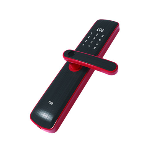 1758智能鎖 101-狀元紅智能密碼指紋鎖