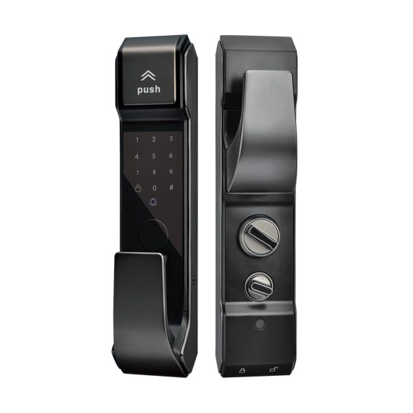 衛(wèi)安指紋鎖 8812典雅黑應(yīng)急開鎖 雙核系統(tǒng)智能鎖