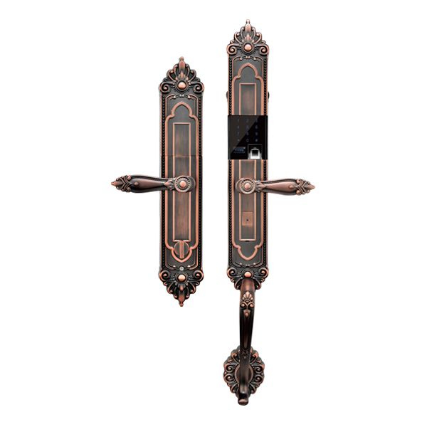 衛(wèi)安指紋鎖 9818 紅古銅豪華別墅智能鎖