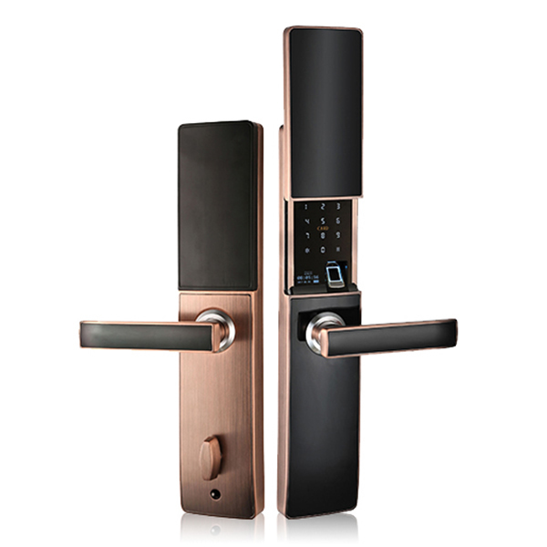 鎧麥斯智能鎖 K2半自動滑蓋指紋密碼鎖