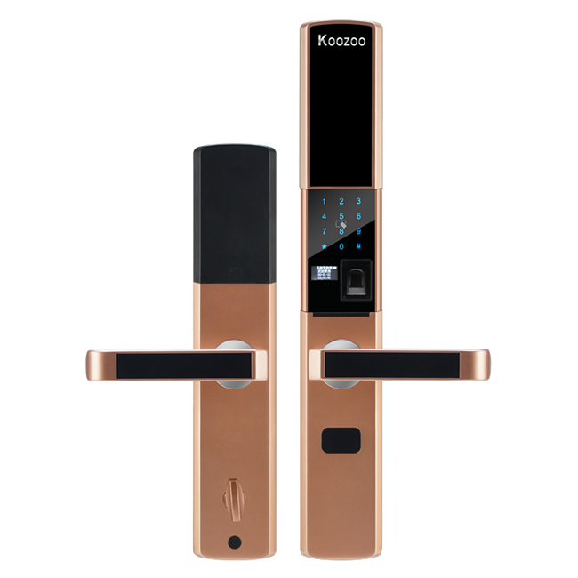 科族智能鎖 k82全自動(dòng)滑蓋廠家智能防盜門(mén)鎖