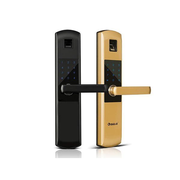 歐寶指紋鎖 P9高硬度鋼化膜圓潤把手指紋鎖