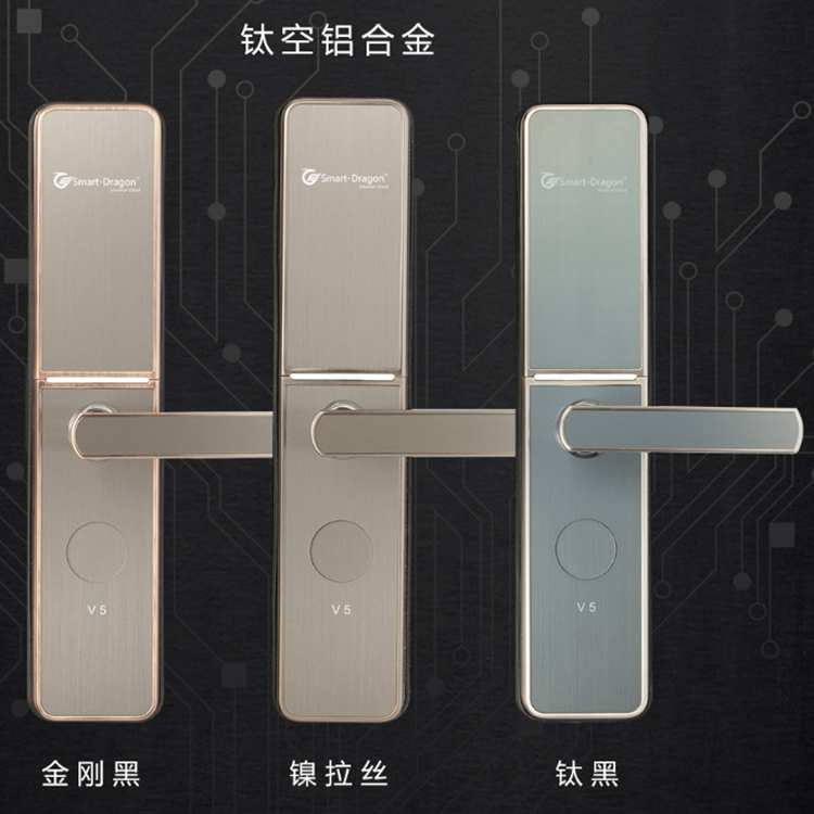 龍騰智能鎖 ZCT6平板拉絲面板智能鎖