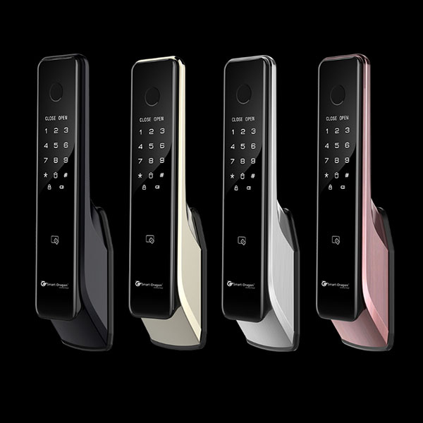 龍騰智能鎖 ZAKX-T3D曲面屏密碼智能鎖