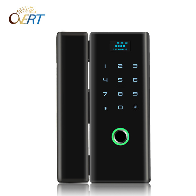 奧弗特智能鎖 玻璃門(mén)鎖遙控智能鎖
