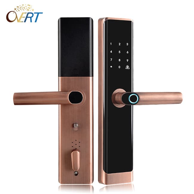 奧弗特智能鎖 全自動(dòng)玻璃木門(mén)防盜鎖