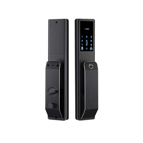 知創美家智能門鎖 H8時尚推拉式全自動指紋鎖 