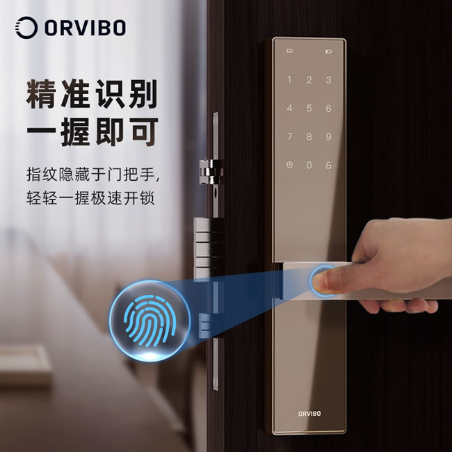 歐瑞博智能鎖 T1C家用防盜門智能密碼鎖