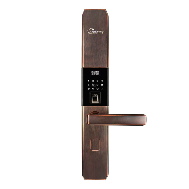 復旦申花智能鎖 E5防盜門智能滑蓋密碼刷卡鎖