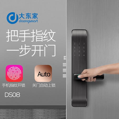 大東家智能門鎖 ZKF-DS08智能指紋密碼鎖