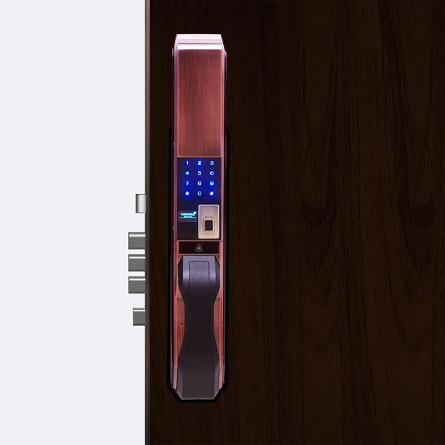 迪詩曼智能鎖 X5滑蓋密碼指紋鎖
