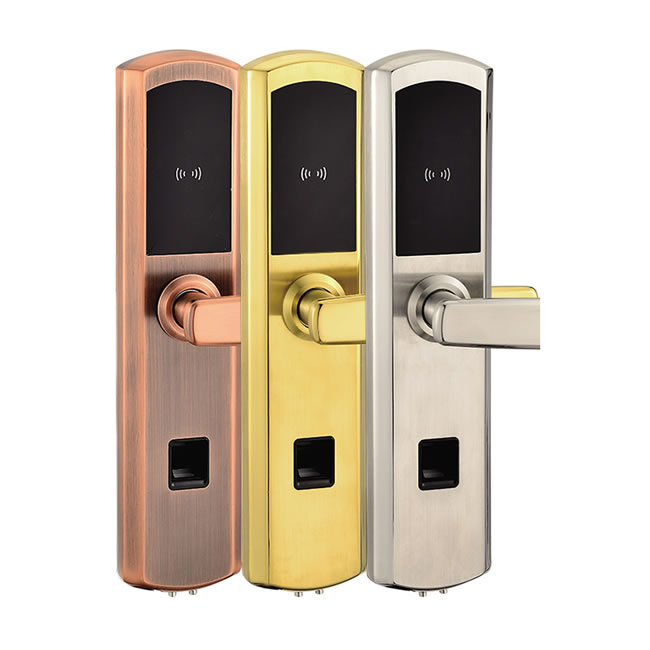 凱莉龍智能鎖 8606酒店賓館指紋刷卡鎖