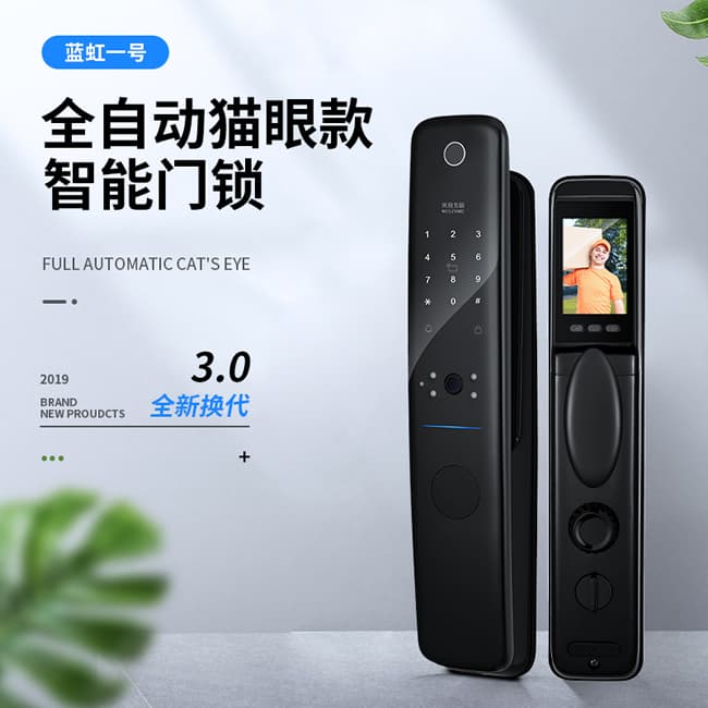 新視圖智能鎖  LH001全自動可視貓眼智能門鎖