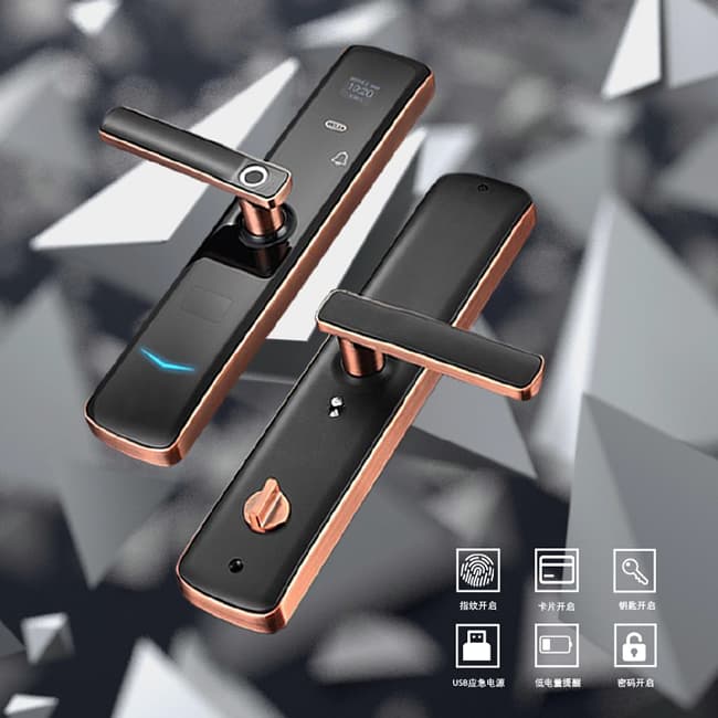 柏斯格智能鎖 K4家用防盜門指紋鎖智能鎖