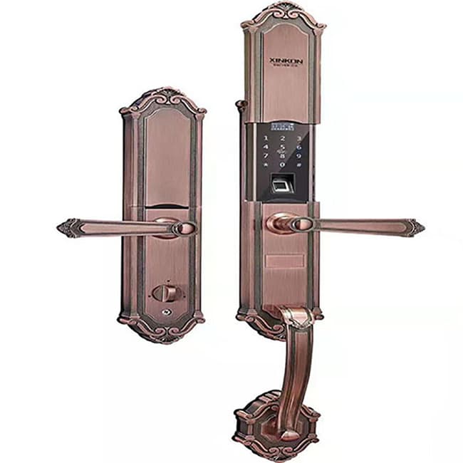 芯控智能鎖 歐式別墅雙開門對開門指紋鎖