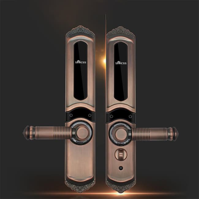 賽克仕智能鎖 JB06-1別墅滑蓋智能門鎖