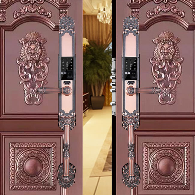 巨石智慧智能鎖 HR-L2X自動(dòng)豪華別墅指紋鎖