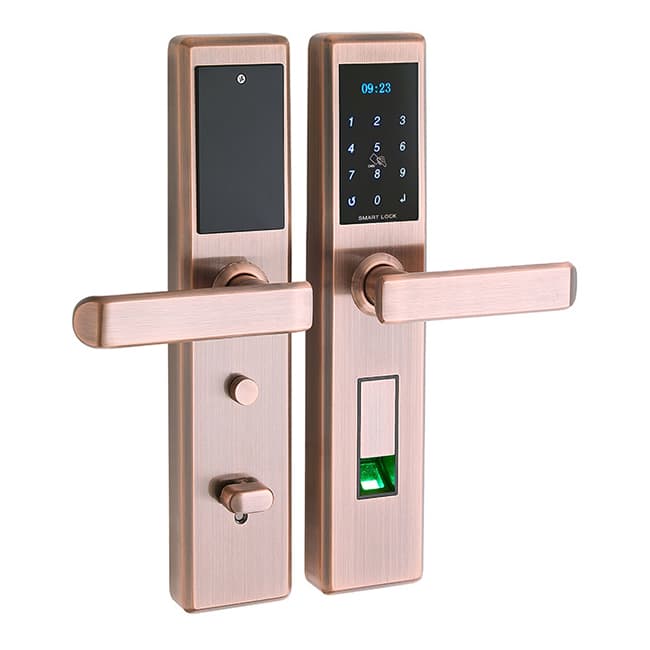 獅柯裝甲鎖 D0503不銹鋼智能指紋密碼鎖