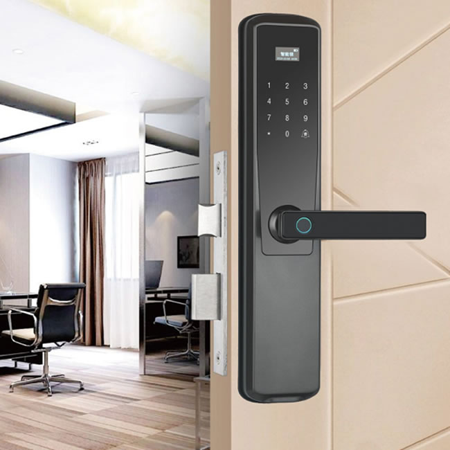 芯億迪智能鎖 一握開全自動指紋鎖