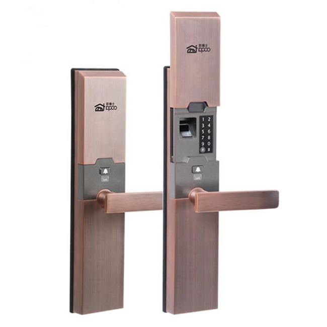 京博士智能鎖 DP8198A家用防盜門滑蓋智能鎖