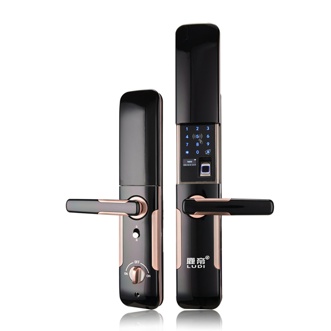 鹿帝智能鎖 LD105自動(dòng)感應(yīng)滑蓋智能鎖