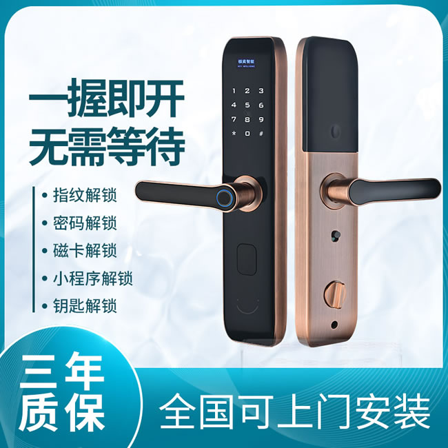 核奕智能鎖 A200家用一握即開密碼鎖
