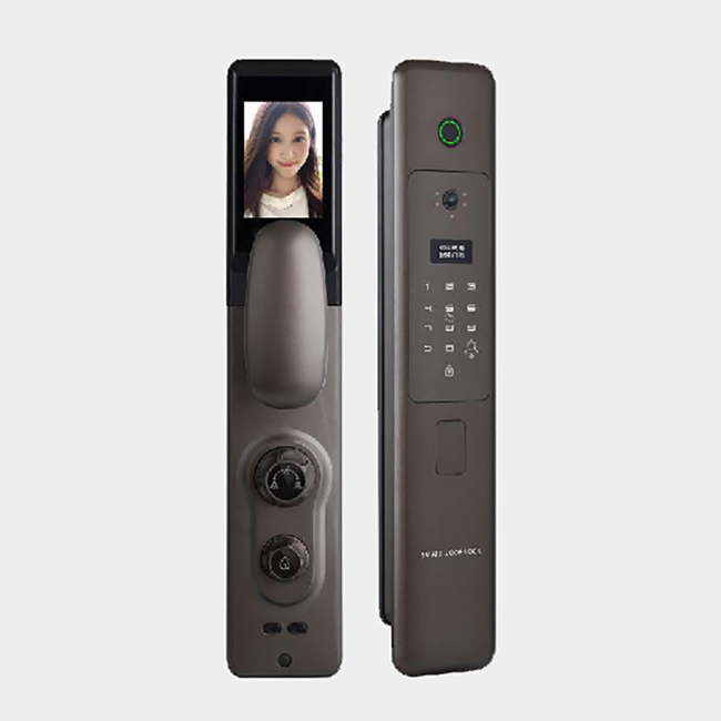 米卡智能鎖 MK-096全自動貓眼可視智能鎖指紋鎖