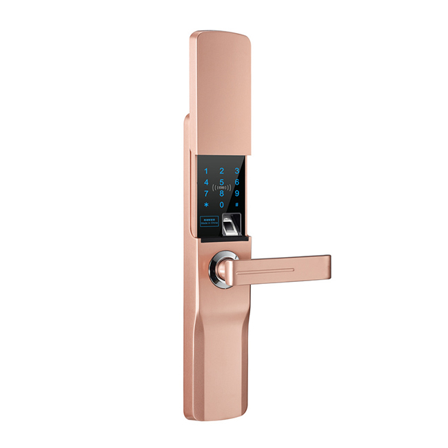 中揚智能鎖 8095滑蓋智能鎖家用防盜門鎖