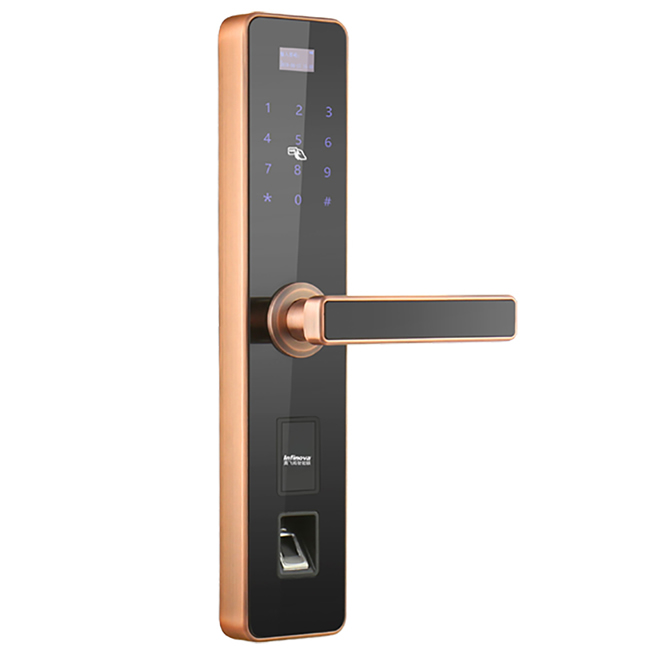 英飛拓智能鎖 A2直板指紋密碼防盜智能鎖