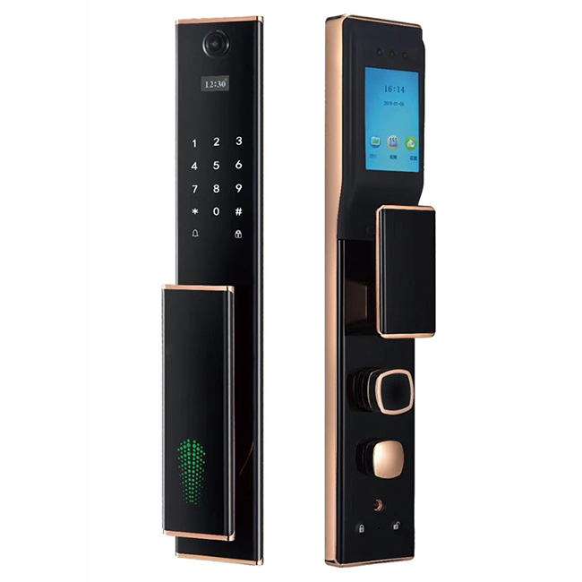索利多智能鎖 S18全自動貓眼防盜門指紋鎖