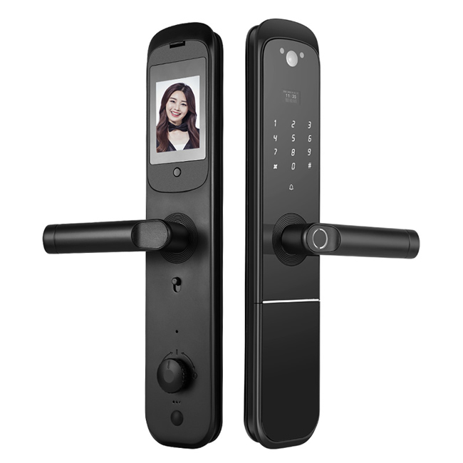 藍君智能鎖 人臉識別全自動智能鎖指紋鎖