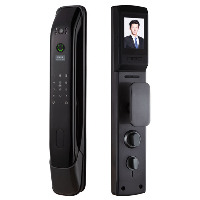 杰科智能鎖 家用防盜門全自動指紋鎖