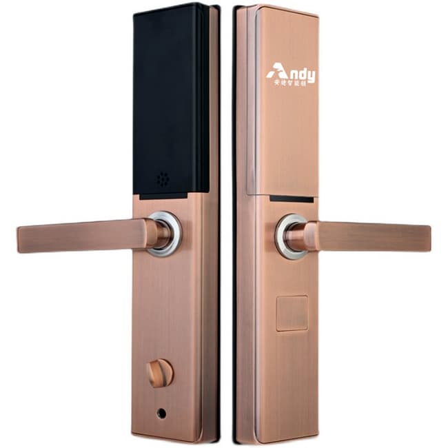 安迪智能鎖 T6全自動滑蓋電子鎖