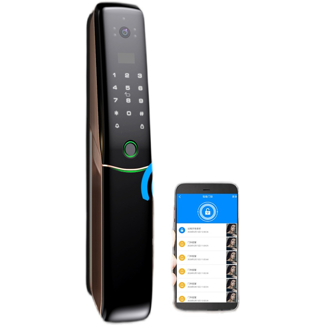 省馨智能鎖 A6全自動電子鎖家用密碼鎖