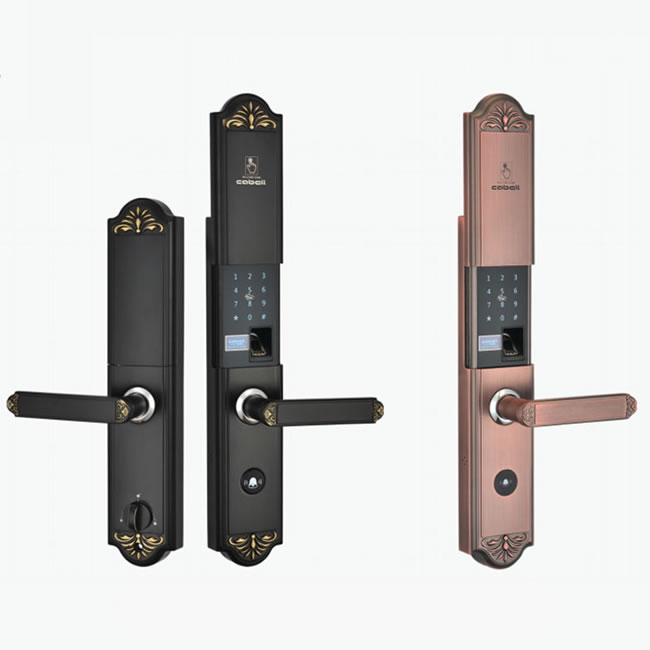 卡貝爾智能鎖 K9靜音阻尼滑蓋家用智能鎖