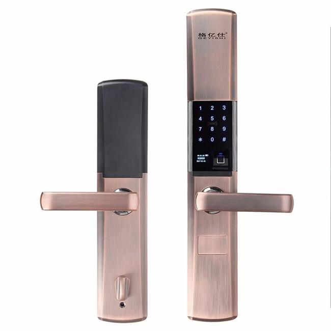 格億仕智能鎖 6099家用半自動(dòng)滑蓋智能鎖